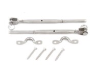 Jaw Swage Rigging Screw Fork Terminal with Saddles and Screws LRTT Kit