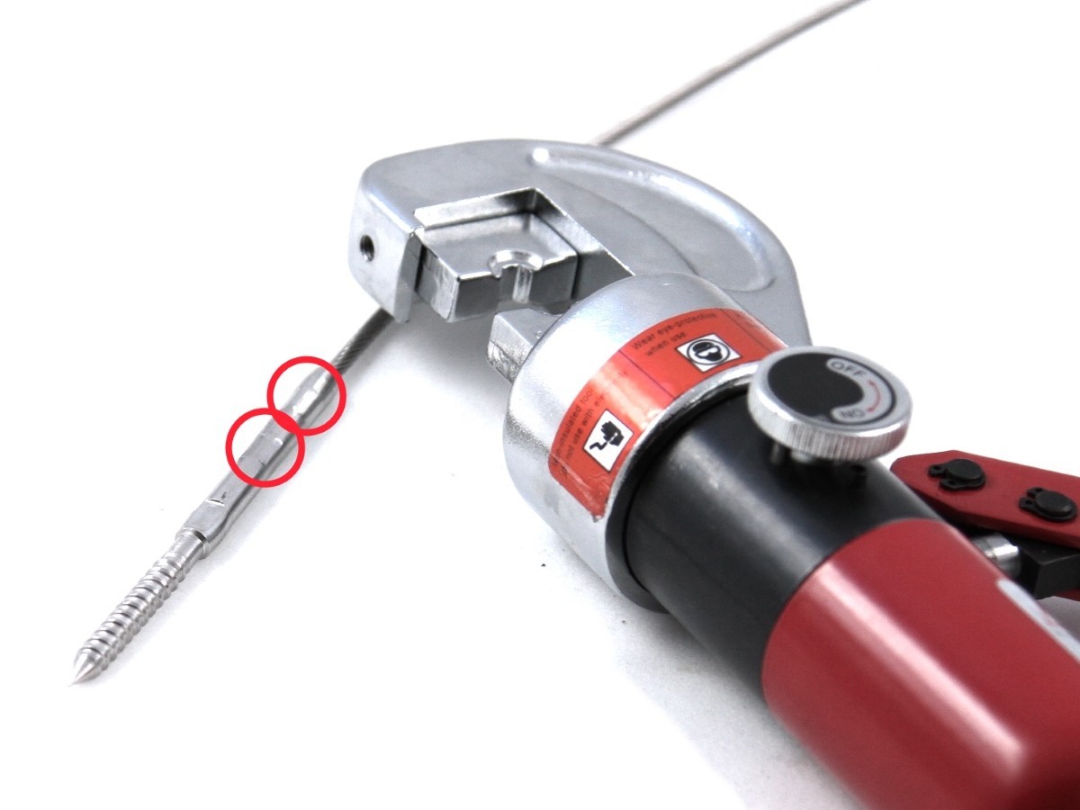 Hydraulically Swaged Fitting by Heavy Duty Hydraulic Swager