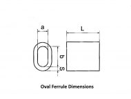 Oval Swage Dimensional Diagram
