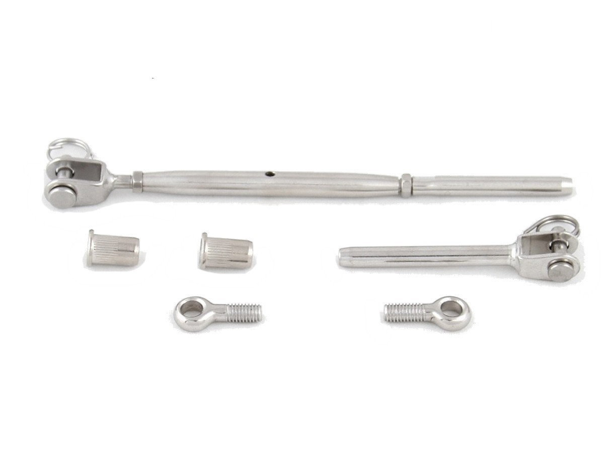 Jaw Swage Rigging Screw Fork Terminal Short Eye Bolt Nutsert SRMM Kit