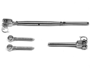 Jaw Swage Rigging Screw Fork Terminal Short Screw Eye SRTT Kit