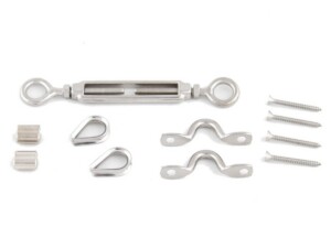 Eye-Eye Turnbuckle Thimble Swage Saddle Screw SRTT Kit