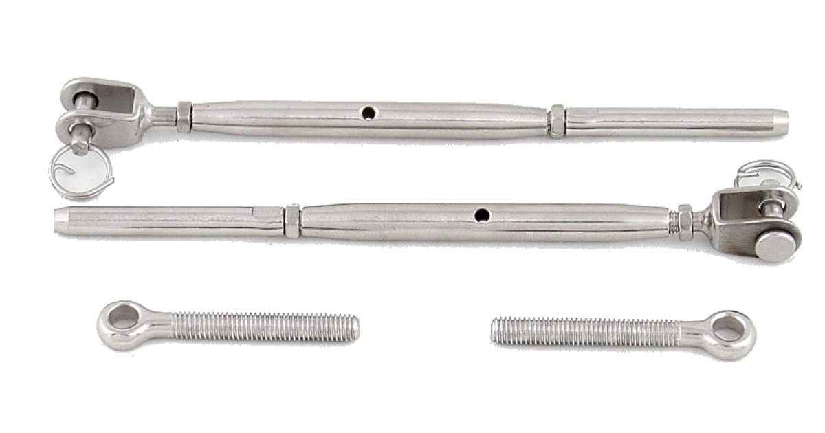 Large Thread Rigging Bolt Jaw Swage Rigging Screw Long Eye Bolt LRMM