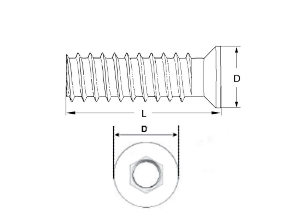 Timber Inserts G304 Stainless Steel ALL SIZES