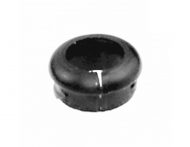 Shallow Black Nylon Split Ring Grommet