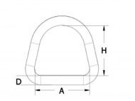 Dee Ring Dimension Diagram