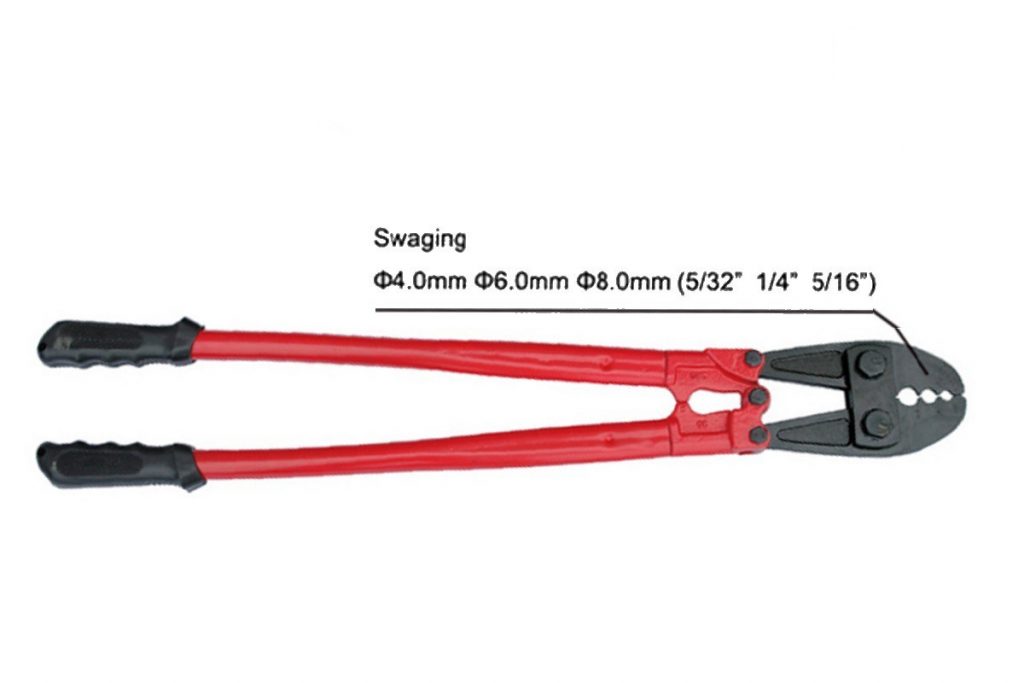 Industrial Manual Hand Swager Range 4.0mm-8.0mm - Low Cost Wire