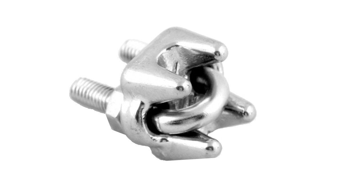 10mm Wire Rope Grip clamp - T316 (A4) Marine Grade Stainless Steel