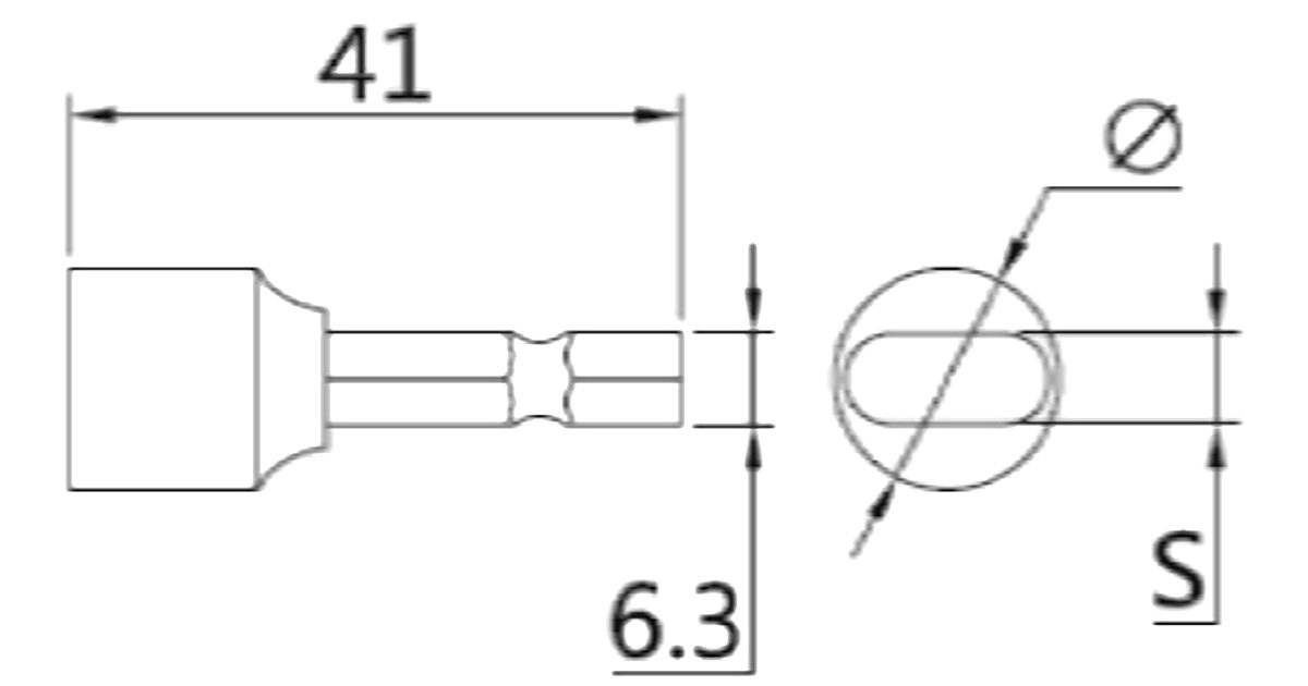 Lag Eye Screw Driver G316 Stainless Steel