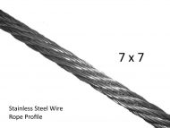 7X7 G316 Stainless Steel Wire Profile