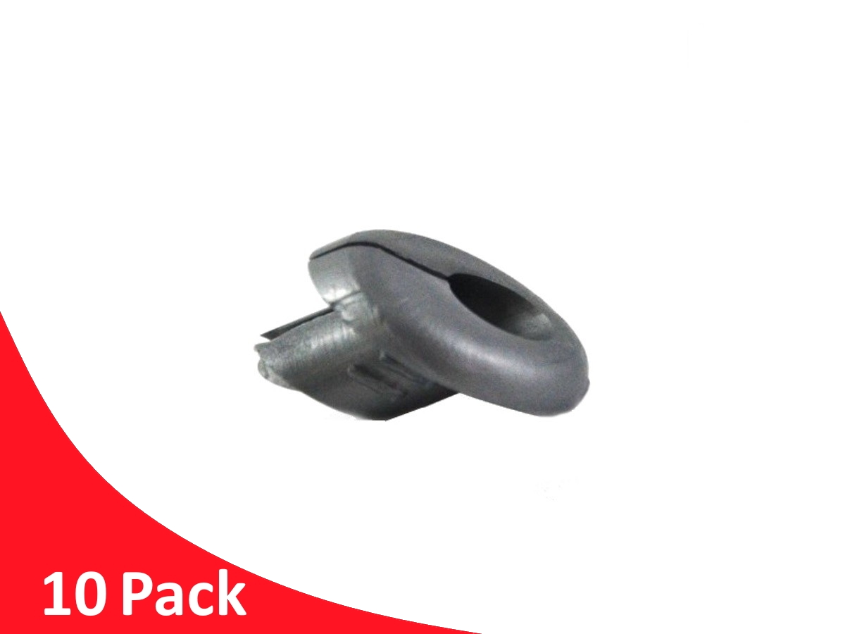 Grey Nylon Angle 2 Piece Grommets TRADE PACKS Low Cost Wire