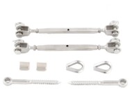 Jaw Jaw Rigging Screw Thimble Swage Long Lag Screw Eye LRTT Kit