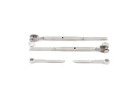 Jaw Swage Rigging Screws with Long Lag Screw Eyes LRTT Kit