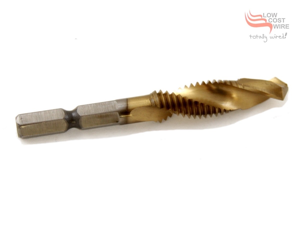 Combination Drill Tap Titanium Coated HSS ALL SIZES Low Cost Wire