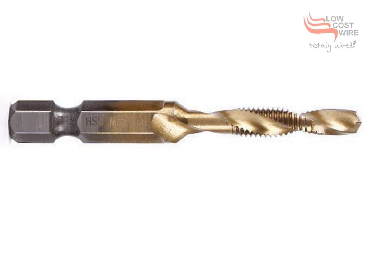 Combination Drill Tap Titanium Coated HSS ALL SIZES Low Cost Wire