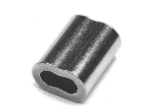 Nickel Coated Copper Hourglass Swage