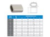 Oval NPC DIN 3093 Ferrule Dimensions