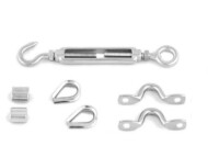Hook-Eye Turnbuckle Thimble Swage Saddle SRMM Kit