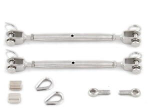 Jaw Jaw Rigging Screw Thimble Swage Short Eye Bolt LRMM Kit