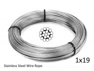 1X19 G316 Stainless Steel Wire Rope Coil with Structure