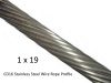 1x19 G316 Stainless Steel Wire RopeProfile