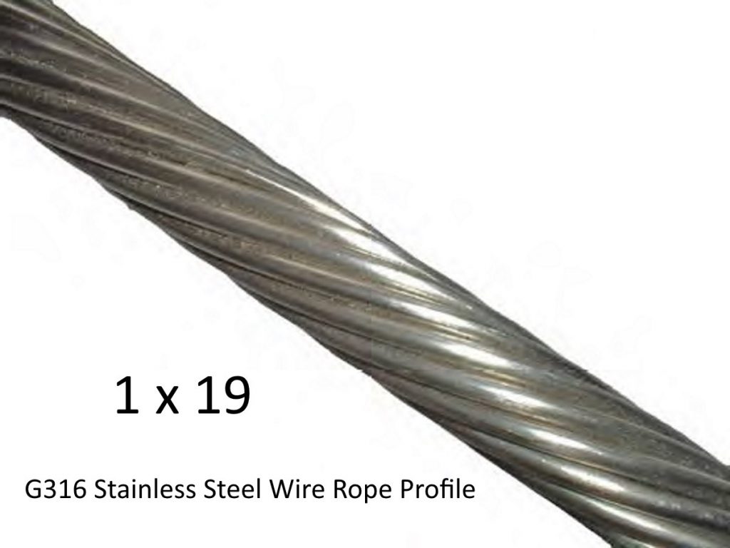 0.5mm 1x19 G316 Stainless Steel Wire Rope - Low Cost Wire