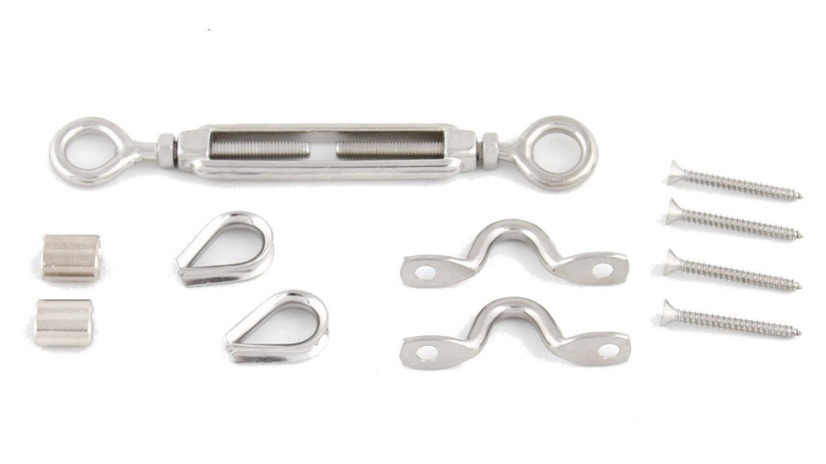 Eye Eye Turnbuckle Thimbles Swages Saddles Screws SRTT – Low Cost Wire