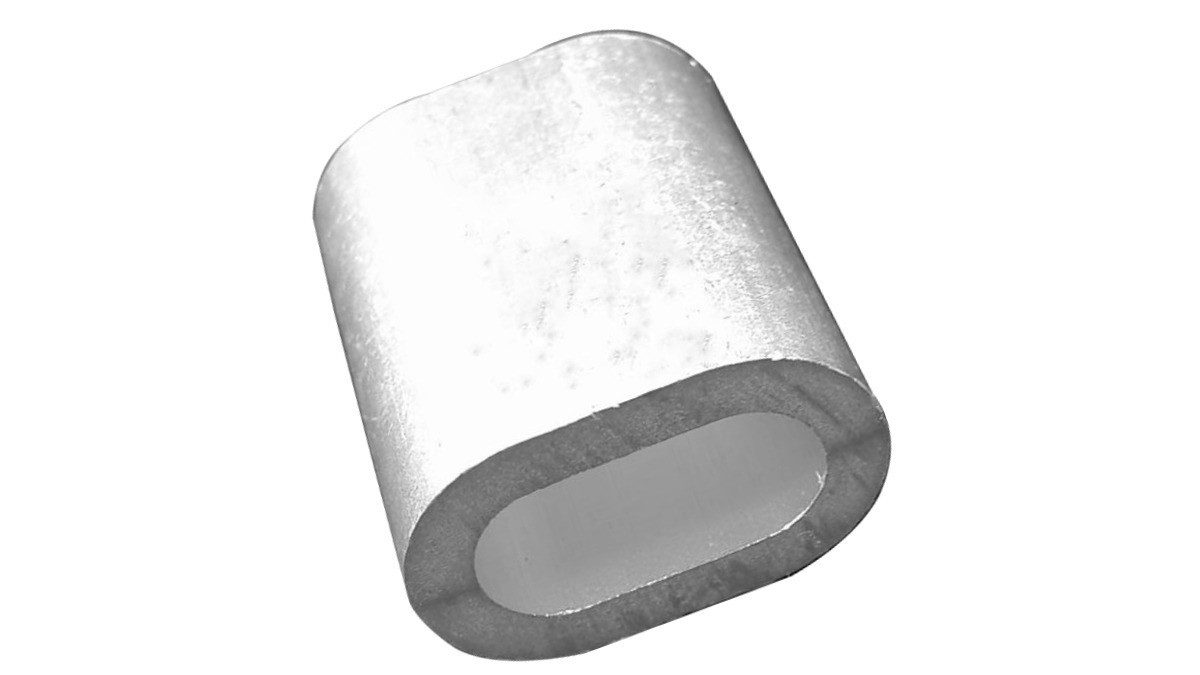 Oval Aluminium Swage Sleeves ALL SIZES Low Cost Wire