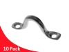 10 Pack of Saddle Strap G316 Stainless Steel