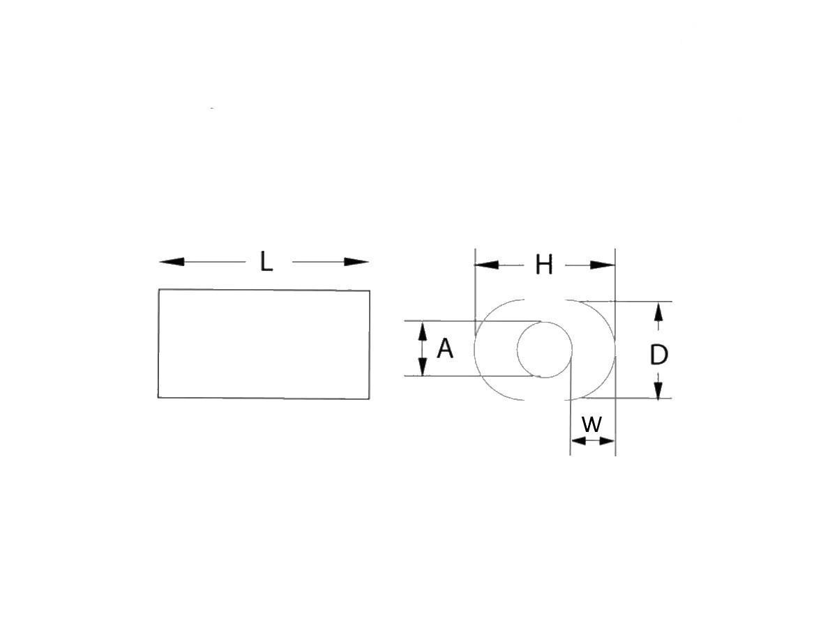 Round Ferrule Dimension Diagram