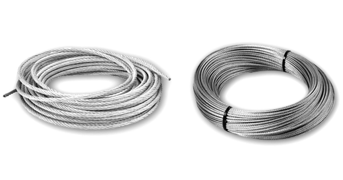 Choosing Stainless Steel or Galvanised Wire Rope
