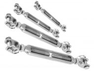 Jaw Jaw Open Turnbuckle G316 Stainless Steel