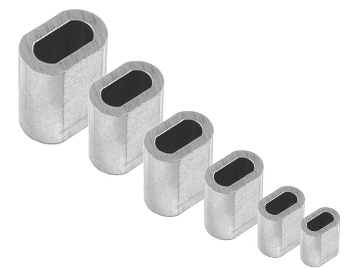 Oval DIN 3093 Nickel Coated Copper Swage set