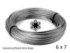 6x7 Galvanised Wire Rope Coil with Structure