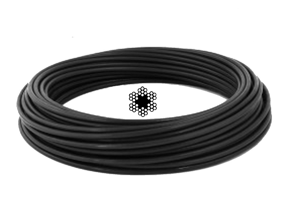 Black Coated Wire Rope
