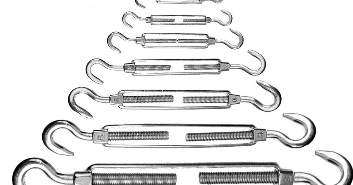 Hook Hook Open Turnbuckle G316 Stainless Steel ALL SIZES