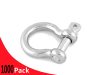 1000 Pack of G316 Stainless Steel Bow Shackle