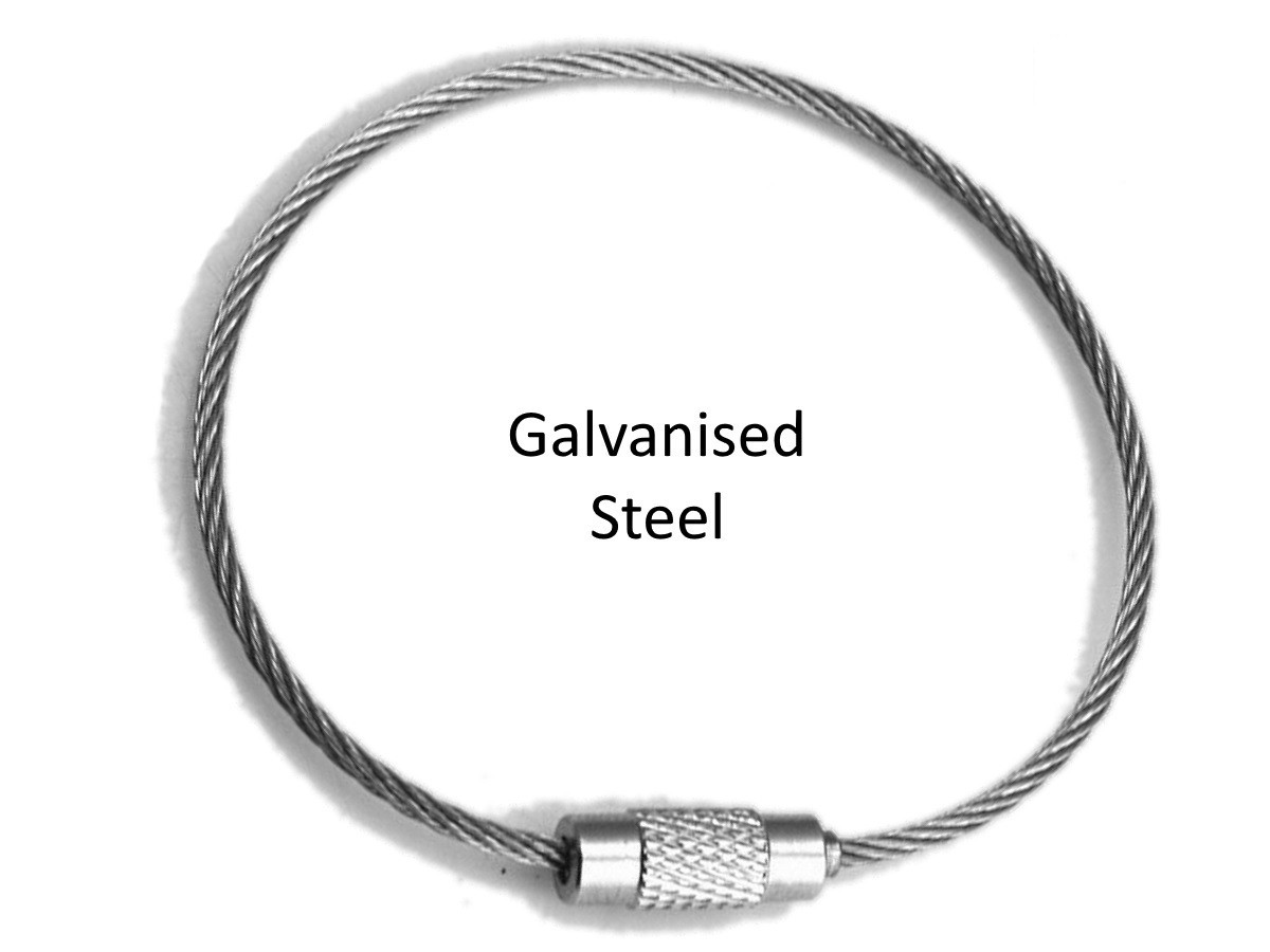 Tag Wire 1.5mm 300mm 7x7 G316 Stainless Steel for security