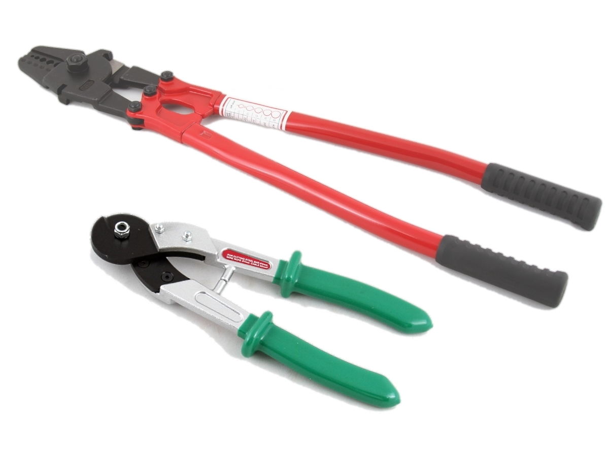 Professional Hand Crimping Tool and Heavy Duty 320mm Wire Rope Cutter Set