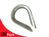 1000 Pack Zinc Plated Commercial Thimble