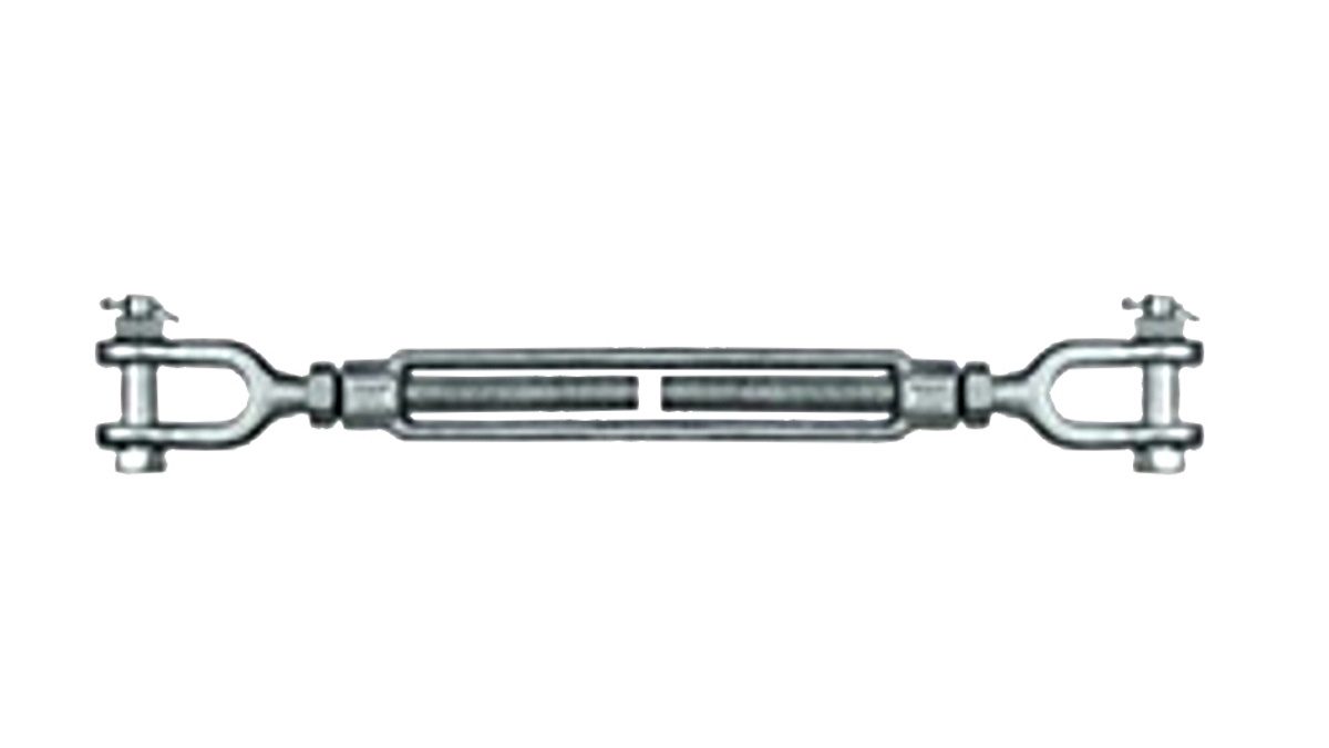 Jaw Jaw Open Turnbuckle 1/2″13 1.0T Rated Galvanised Steel TRADE PACKS