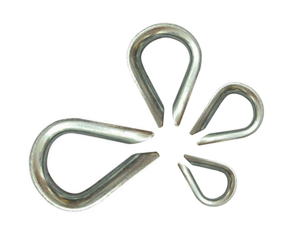 Wire Rope Thimbles Zinc Plated Steel ALL SIZES