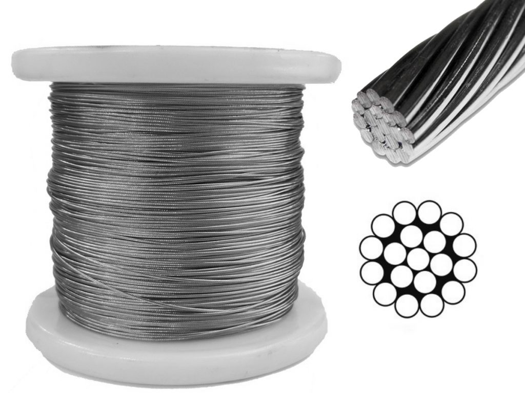 0.5mm 1×19 G316 Stainless Steel Wire Rope