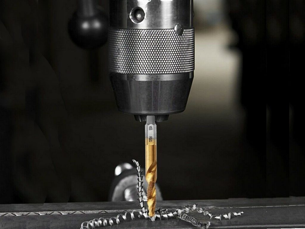 Combination Drill Tap M8 TiN HSS TRADE PACKS