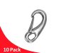 10 Pack Snap Hooks Cast G316 Stainless Steel