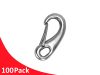 100 Pack Snap Hooks Cast G316 Stainless Steel
