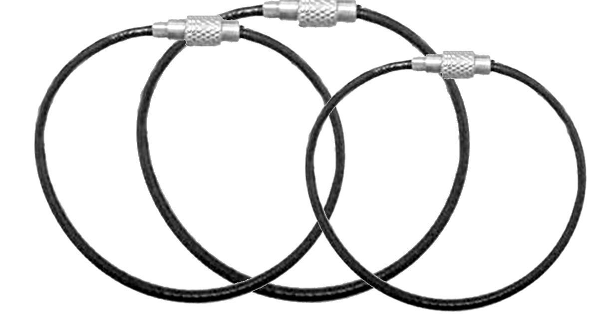 Tag Wire 1.5mm Black Coated G316 Stainless Steel Wire Rope ALL SIZES