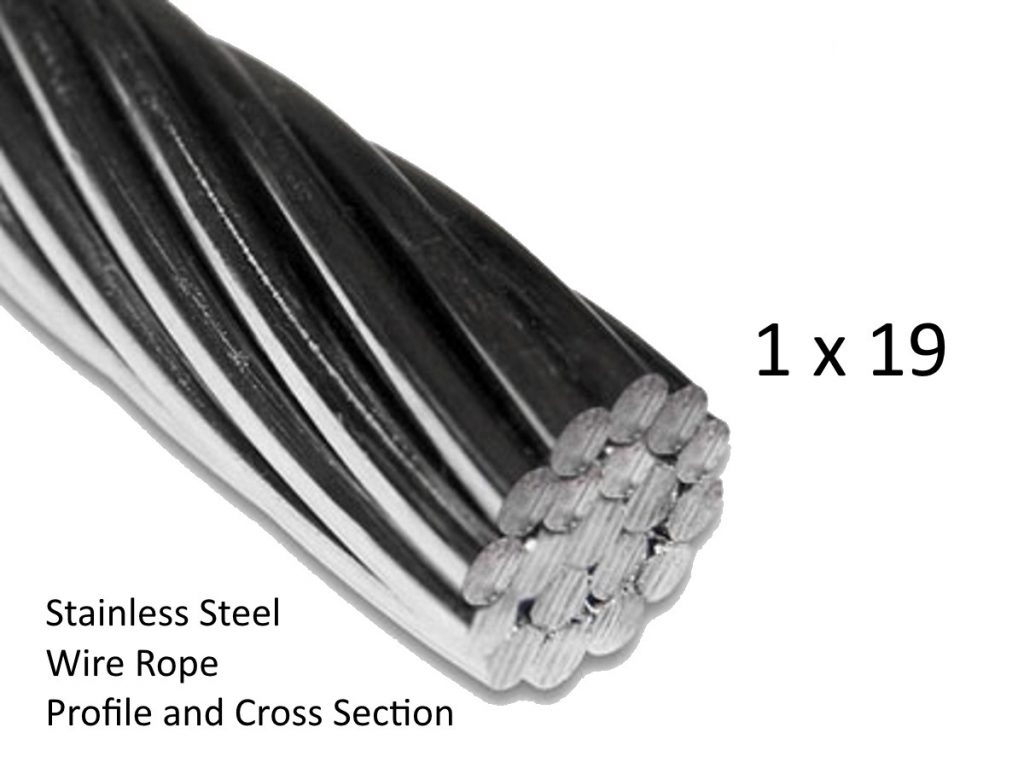 3.2mm 1x19 G316 Stainless Steel Wire Rope - Low Cost Wire