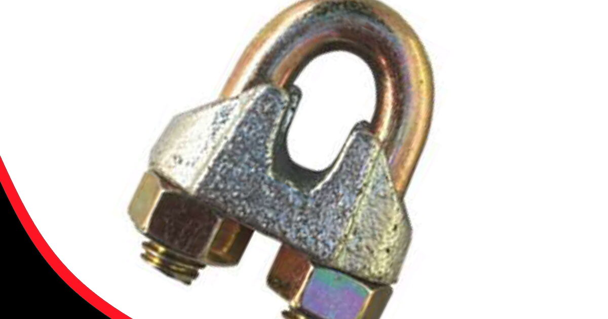 Wire Rope Pick Wire Rope Grip 2.0mm Zinc Plated Steel TRADE PACKS - Low Cost Wire