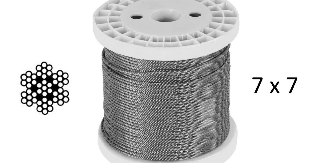 2.0mm 7×7 G316 Stainless Steel Wire Rope